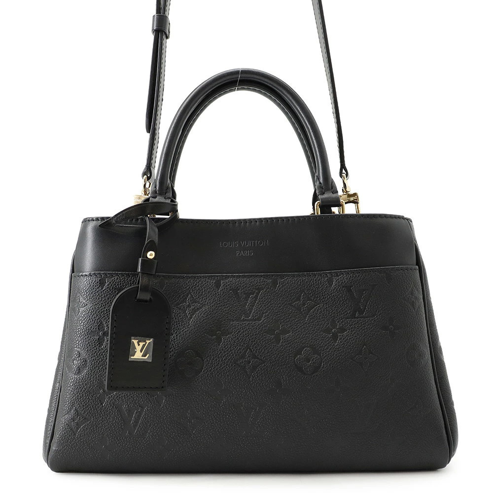 Louis Vuitton Monogram Empreinte Avenue 2way Shoulder Bag Black